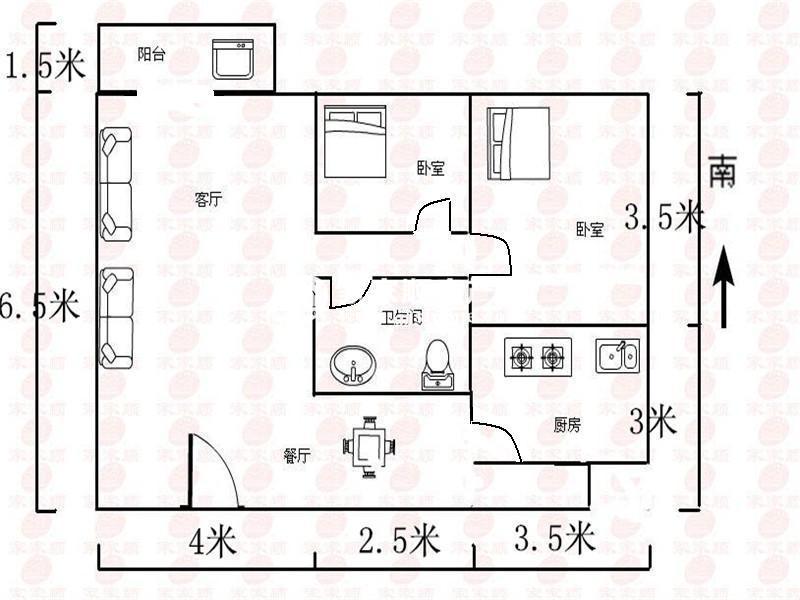海洋星苑户型图