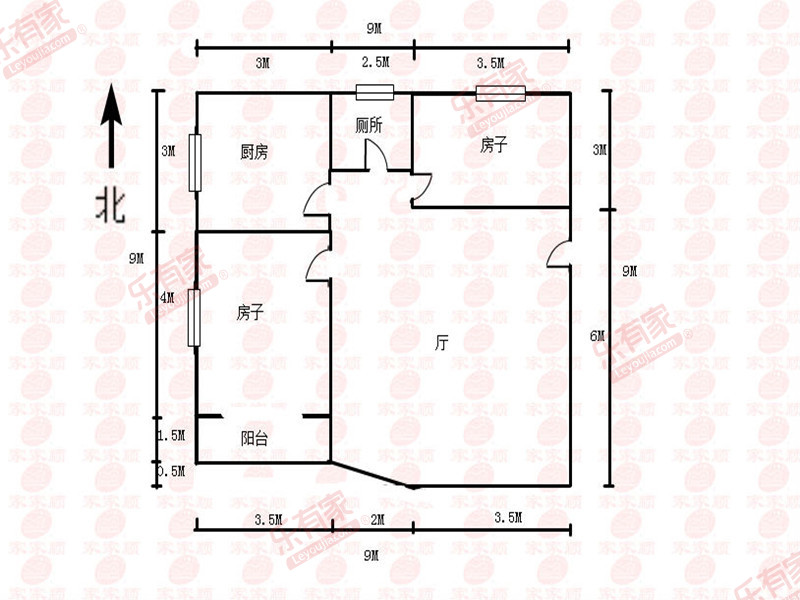 天河东远洋小区 2房1厅1卫 70㎡-佛山天河东远洋小区租房