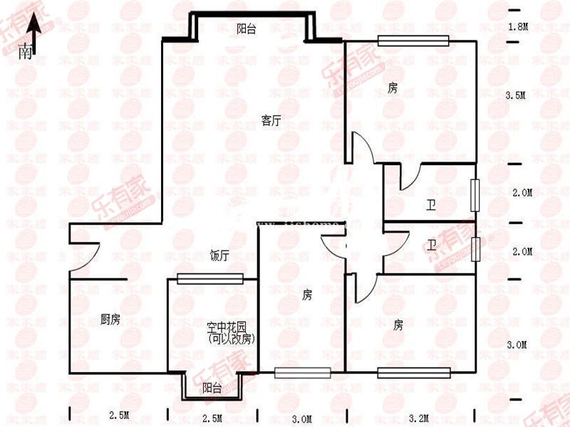 滨海御庭户型图