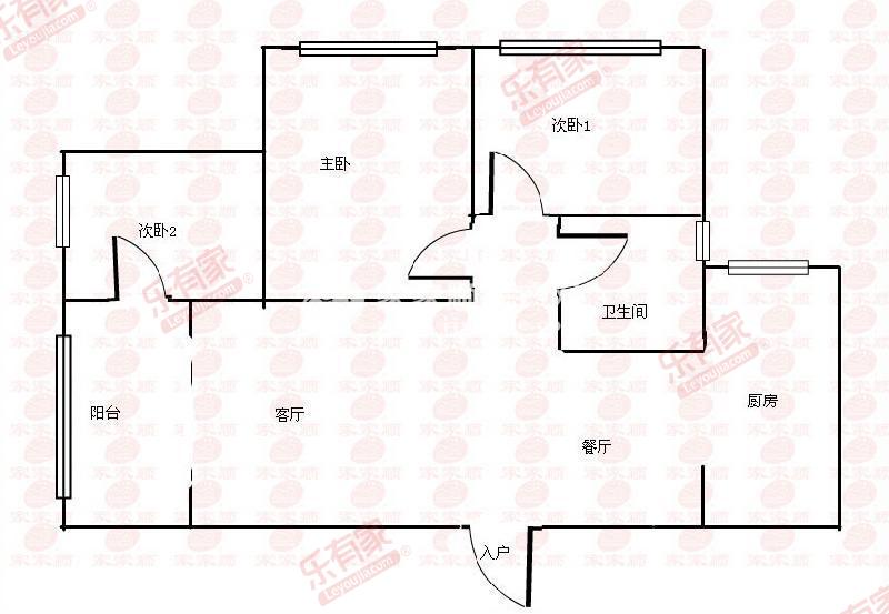 颐合花园 3房2厅1卫 98㎡-深圳颐合花园租房