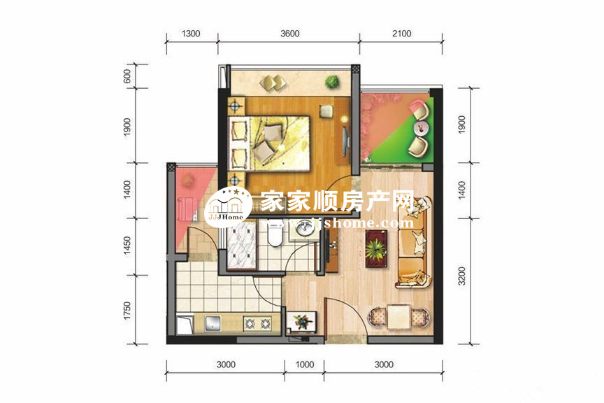 翔龙天地1房，随时看房-东莞翔龙天地广场租房