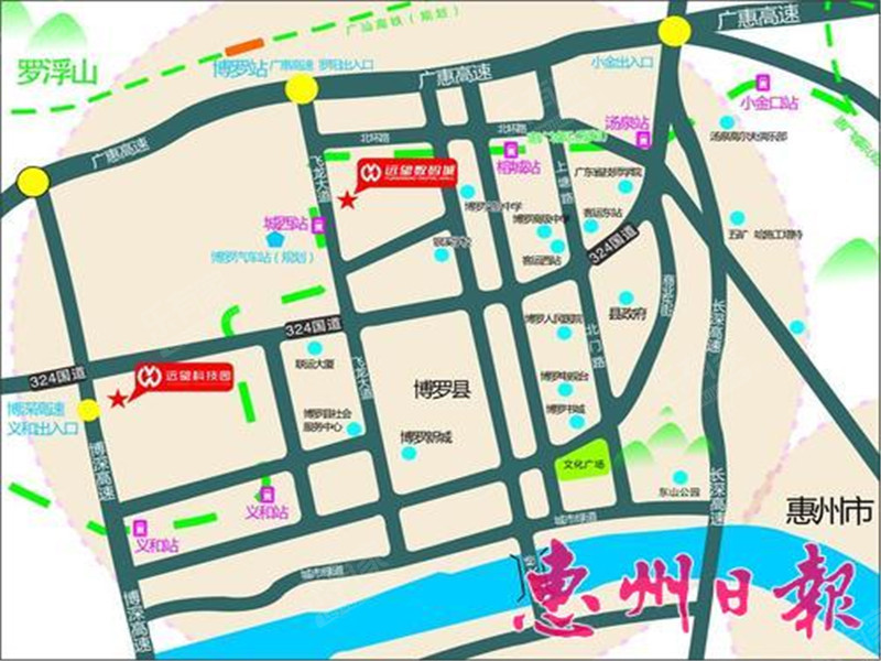 惠州市远望明通数码城交通
