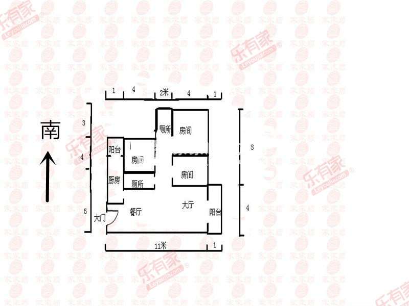 下闸新村户型图