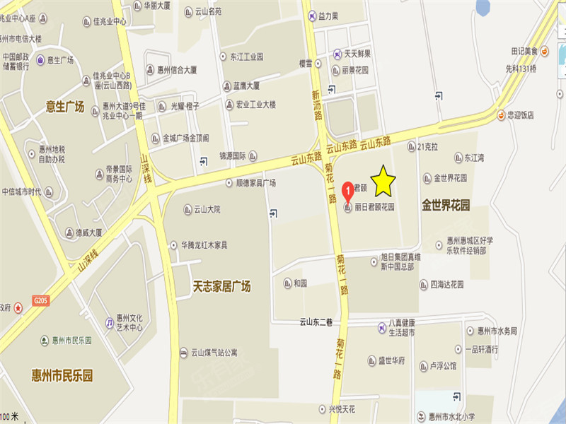 丽日君颐家园位置图