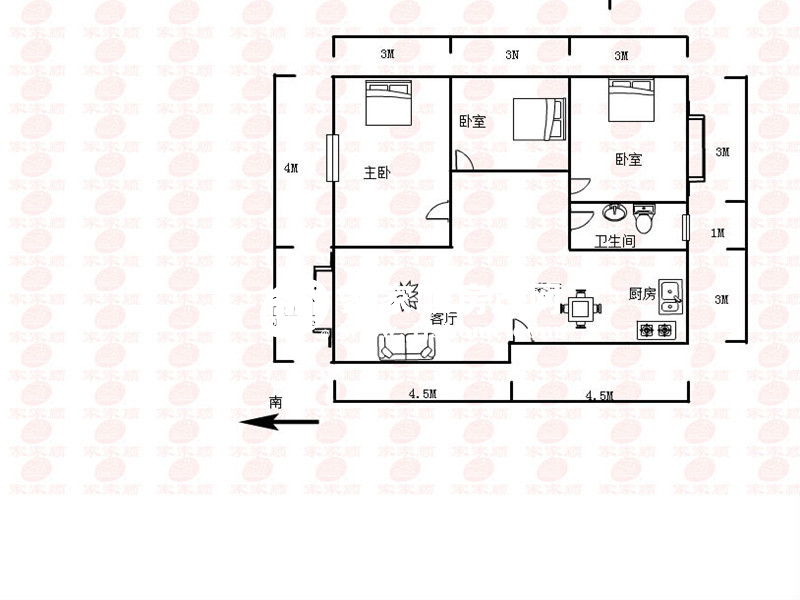丽湖名居户型图