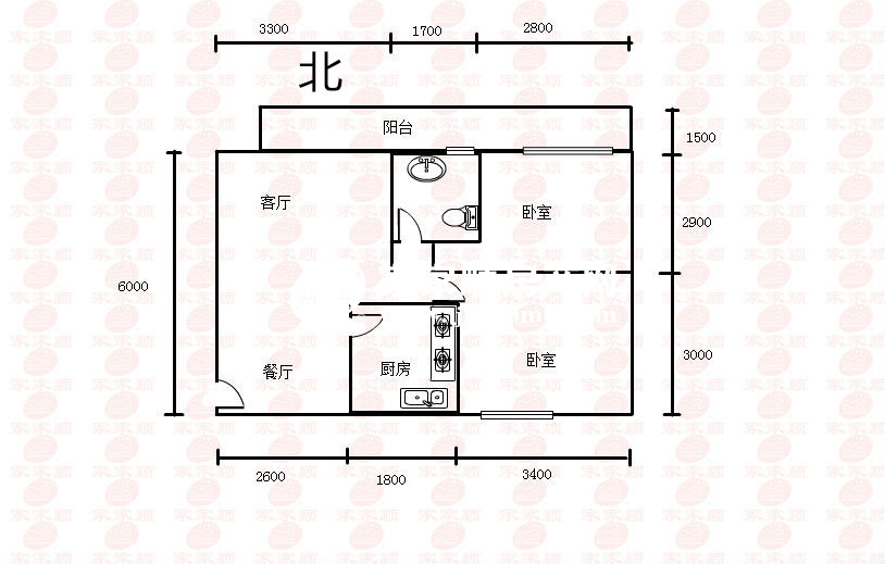 星辰花苑户型图