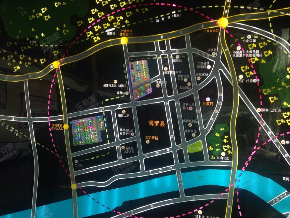 惠州市远望明通数码城区域图