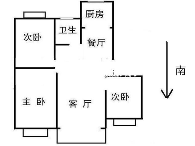 桃园新村 3房2厅2卫 90.76㎡-珠海桃园新村二手房