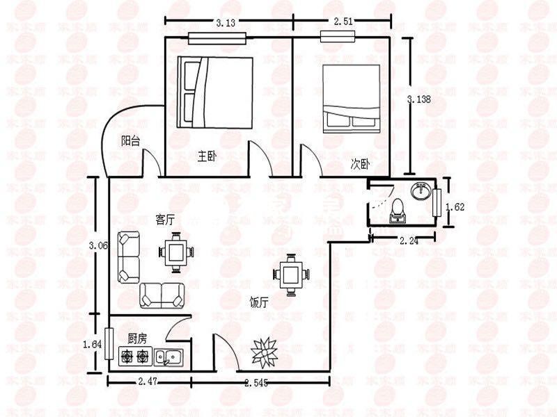 侨城豪苑户型图
