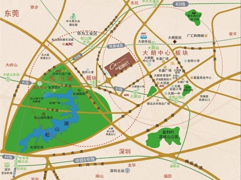 超卓·松湖时代实景1