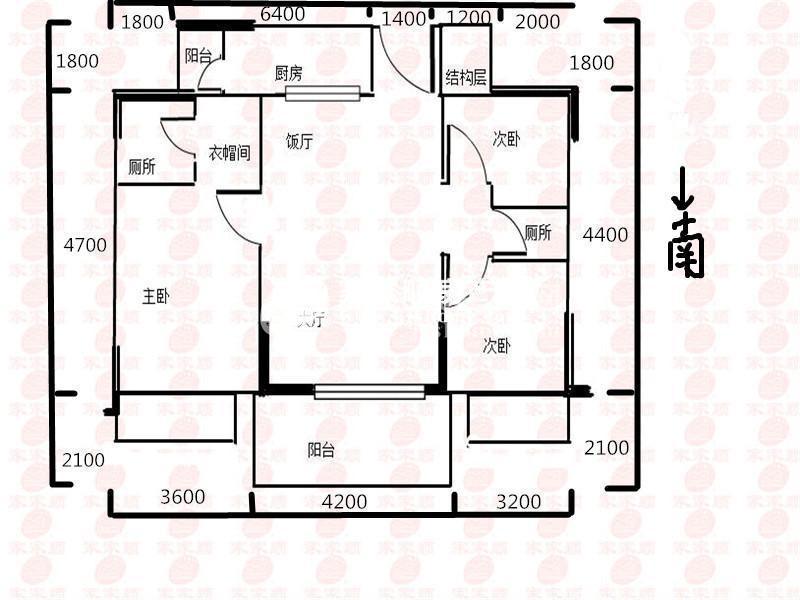 宏益公馆二期户型图