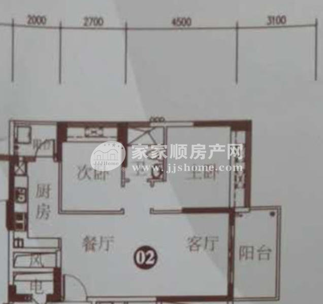 经济两房77㎡/02户型