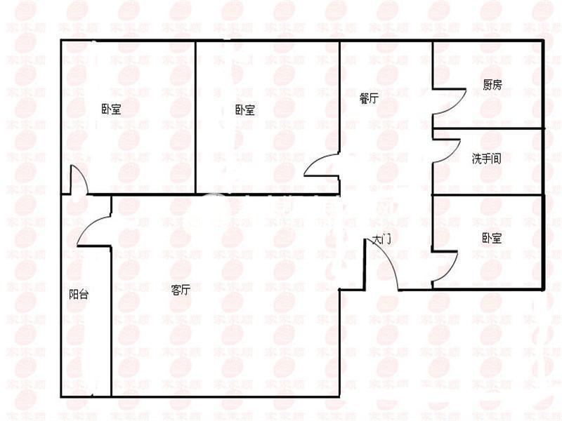 32区商住楼 3房2厅2卫 73㎡-东莞32区商住楼二手房