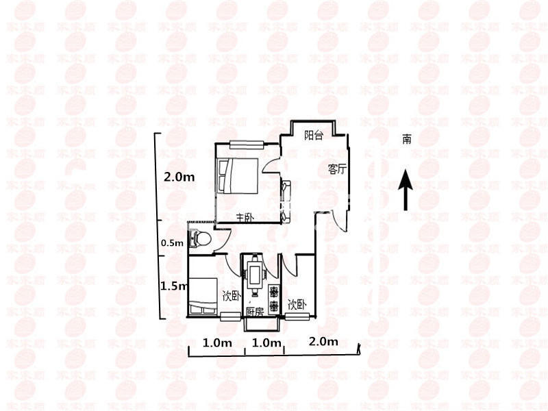 江北新苑户型图