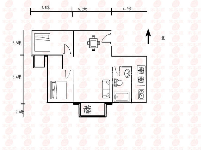 翠城花园户型图