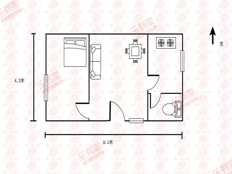 跃进新村 1房1厅1卫 38㎡-深圳跃进新村二手房