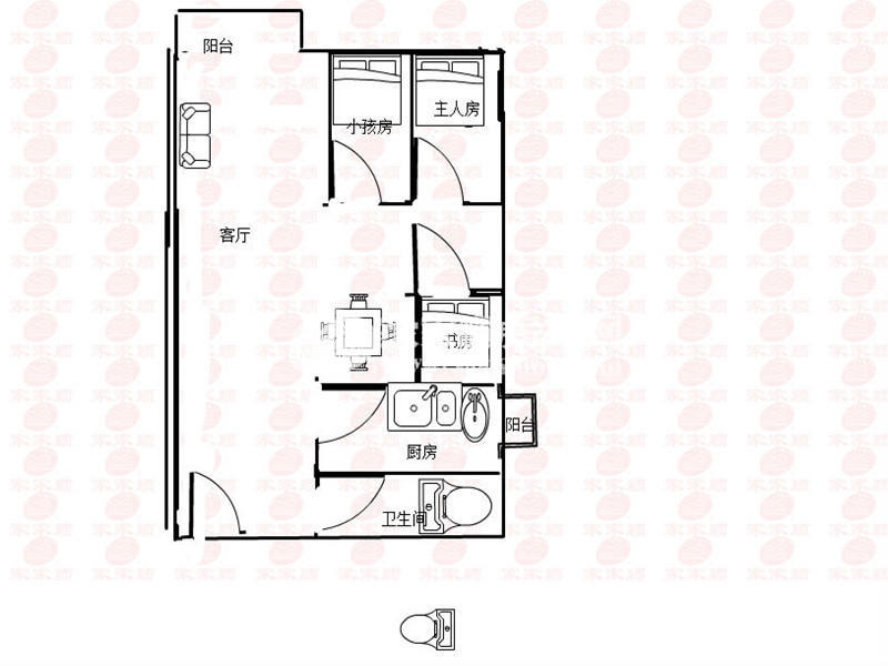 南翠花园户型图