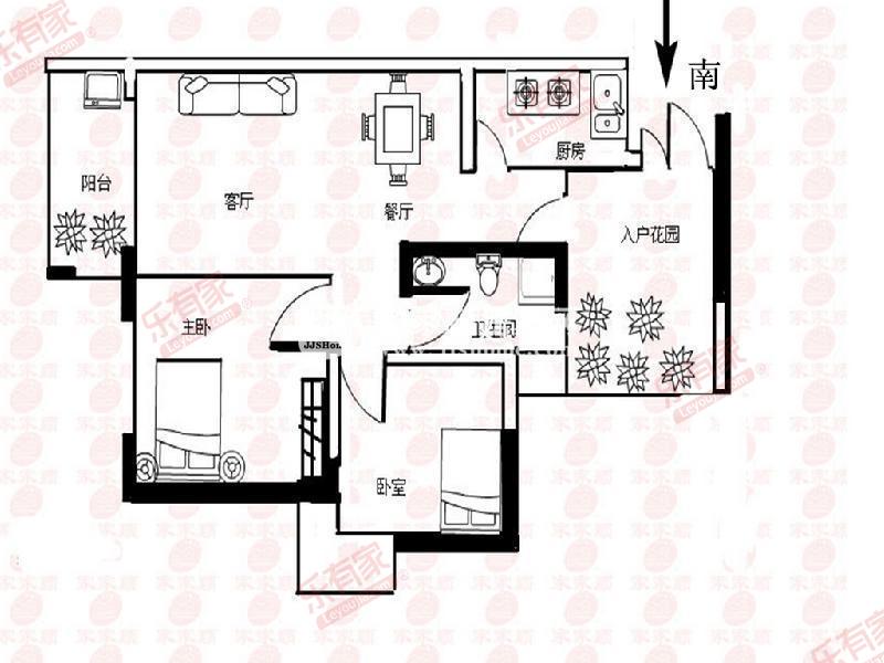 中铭君豪公寓户型图