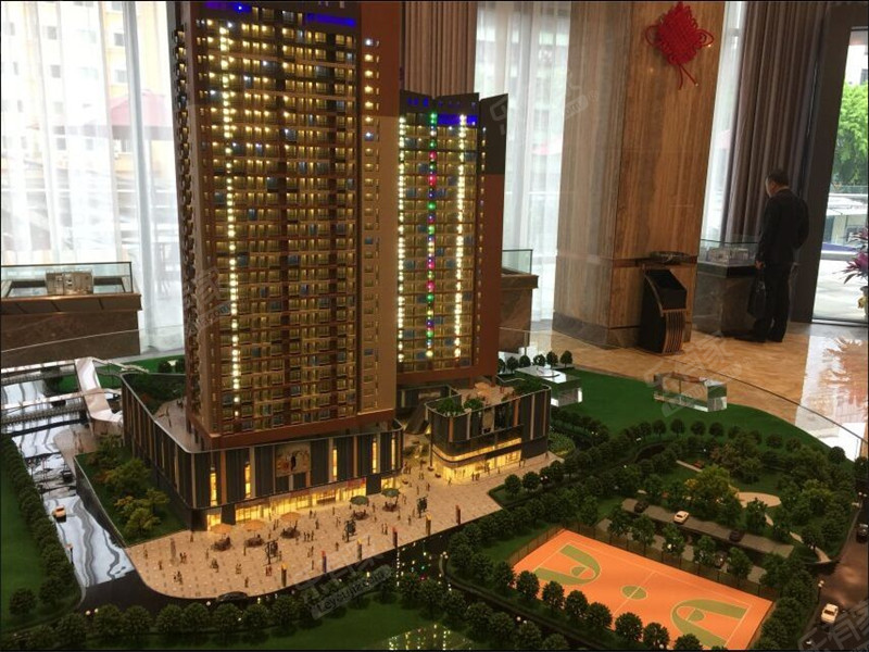 宝晟公馆沙盘图1