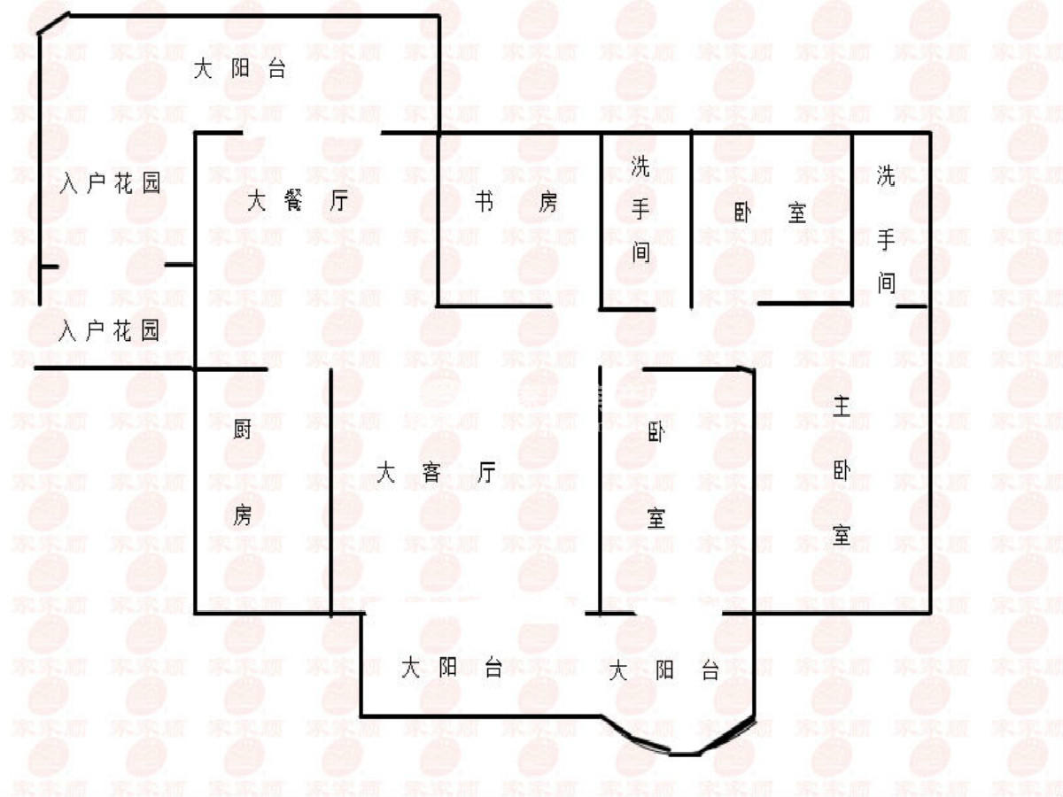 132至136平4+1房2厅