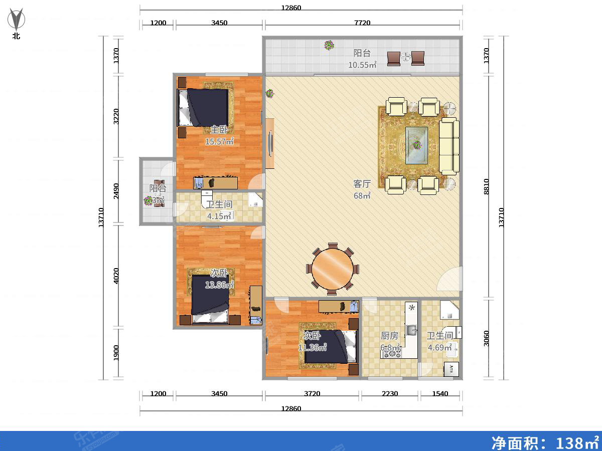 银泉花园D区户型图