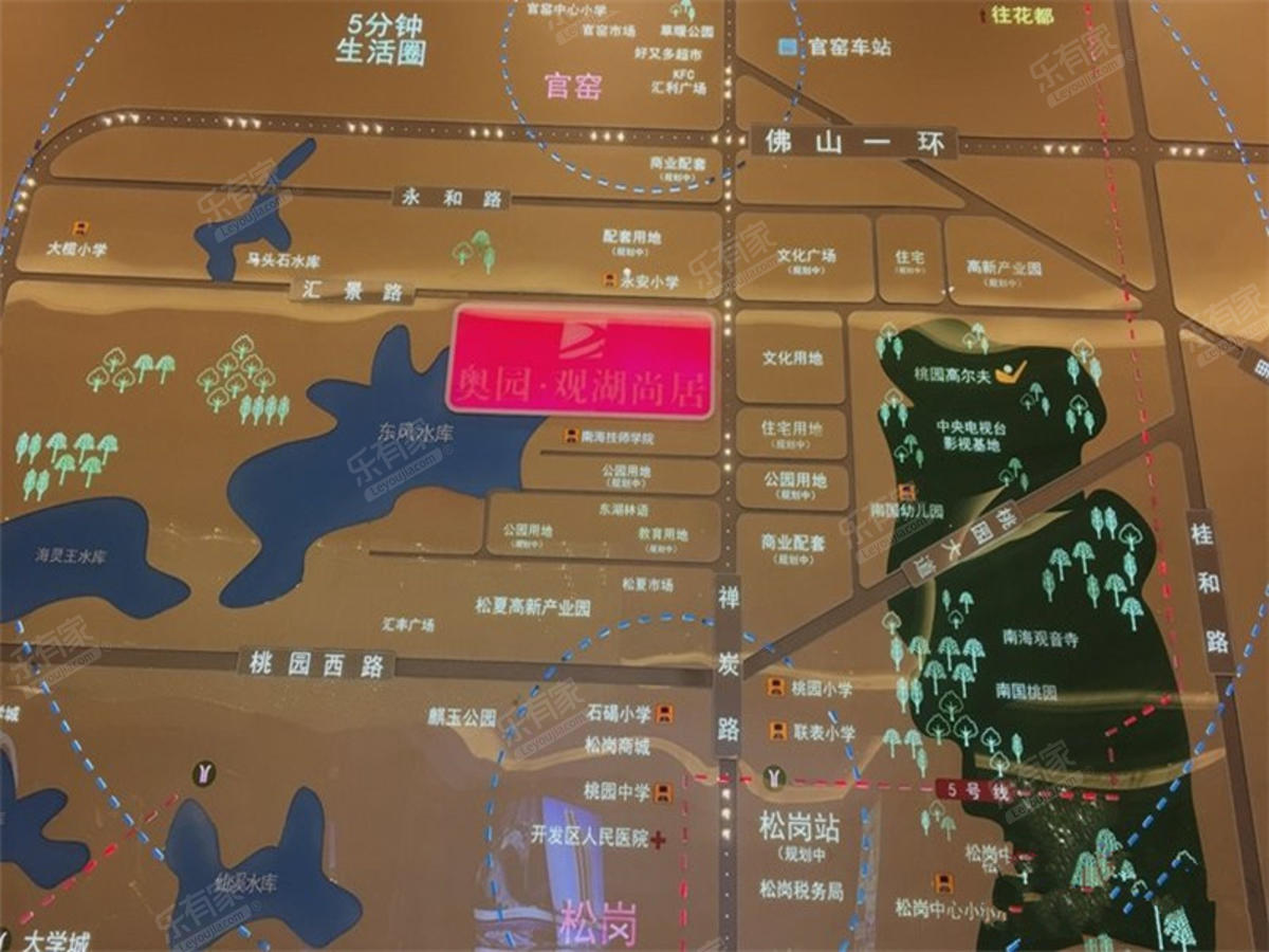 上林观湖苑位置图