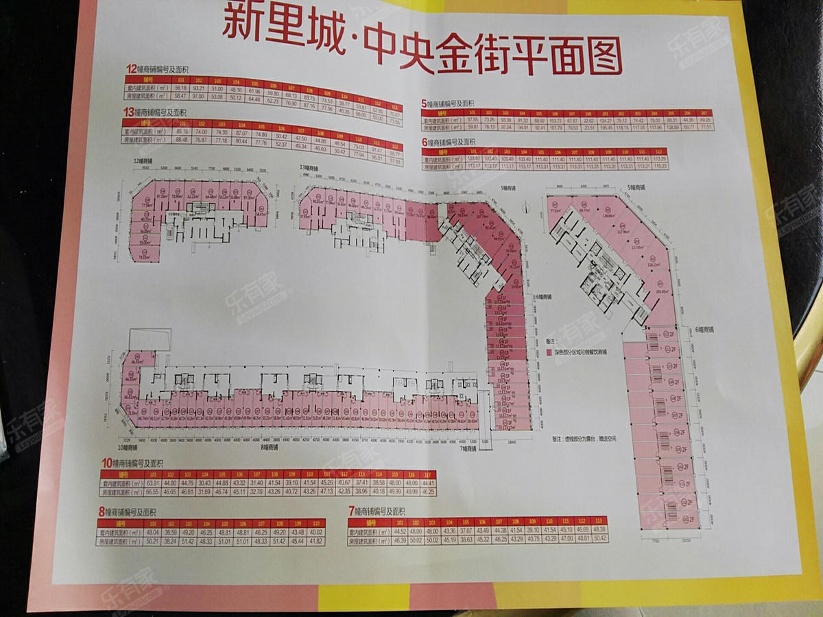 小区商铺分布图