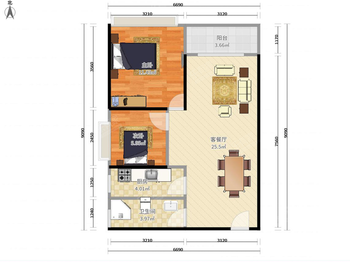 雅居乐悦景园户型图