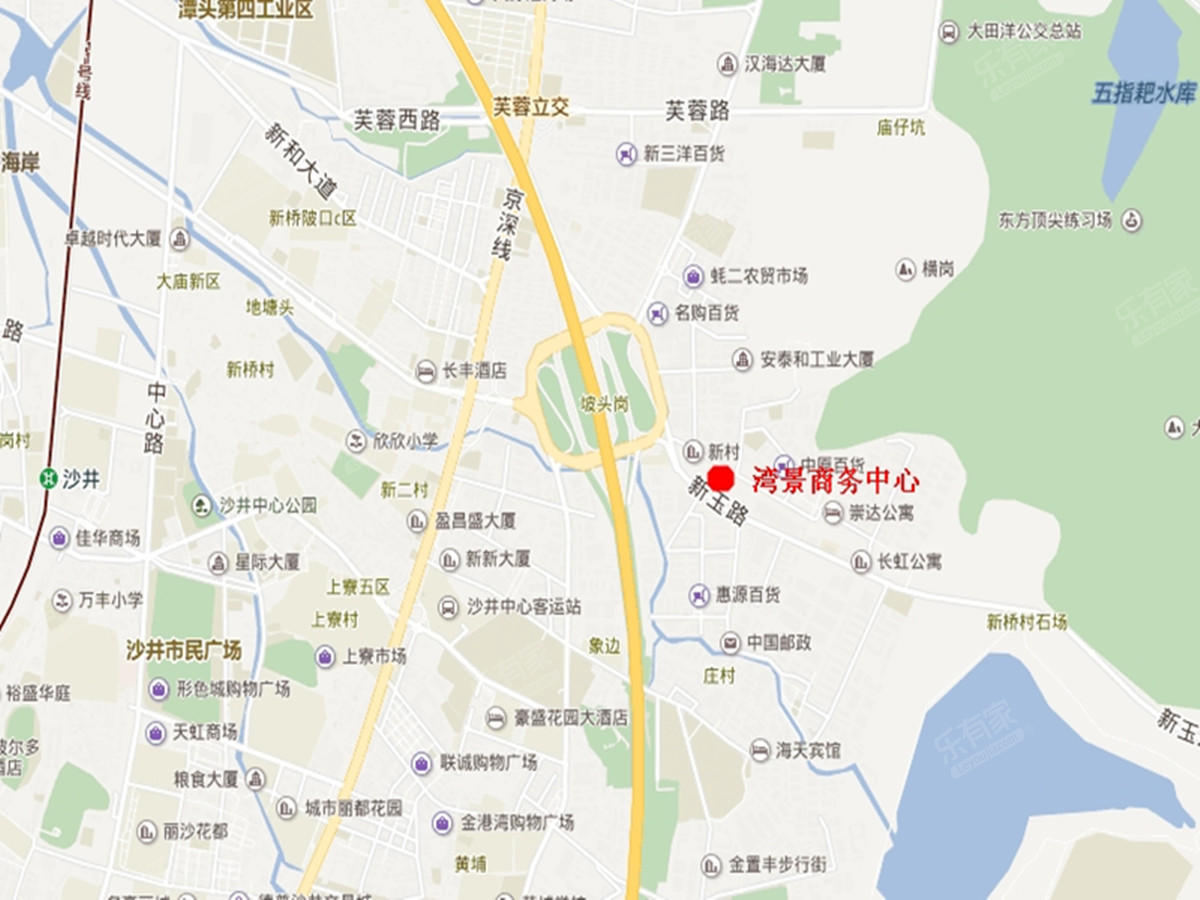 湾景商务中心位置图