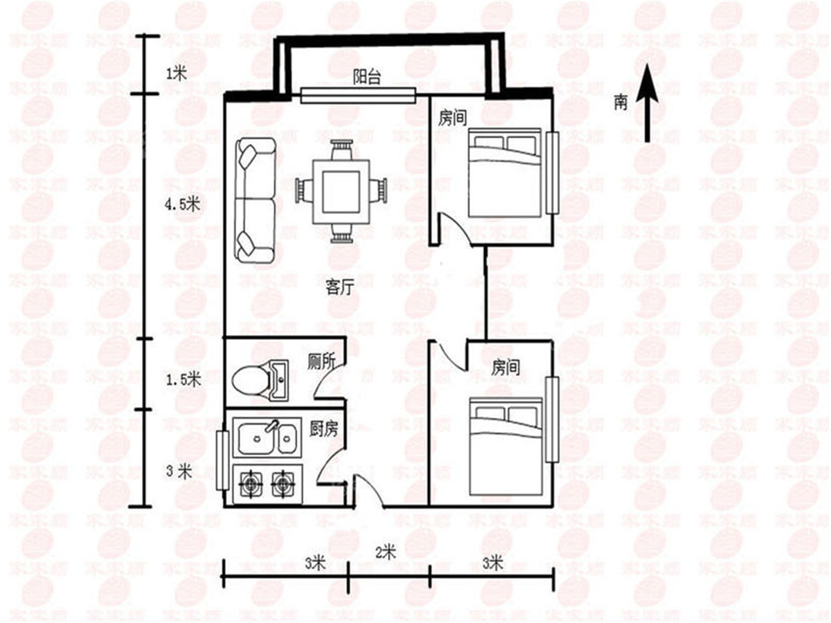 文宸阁 3房2厅1卫 98㎡-东莞文宸阁二手房