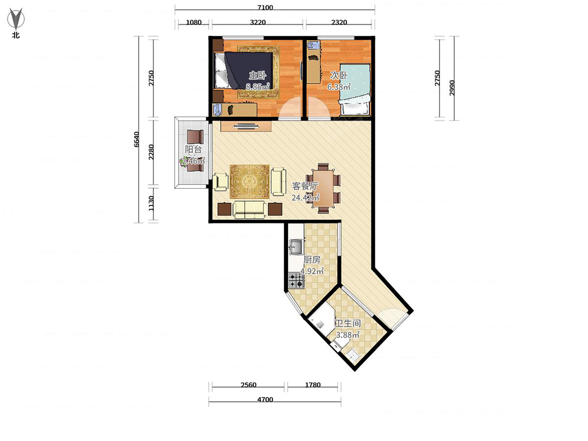 业主诚心出租-深圳嘉隆星苑租房
