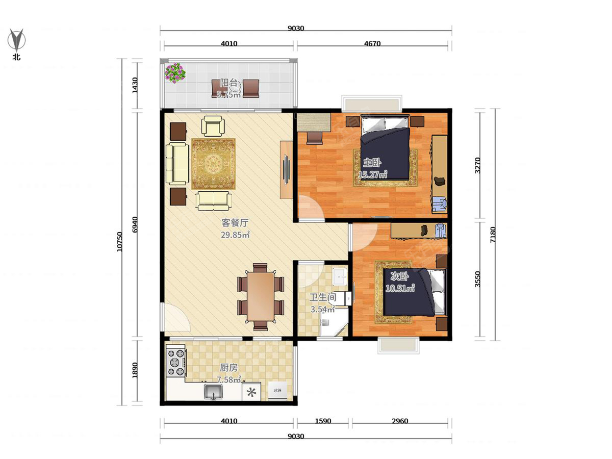 荣泰河庭户型图