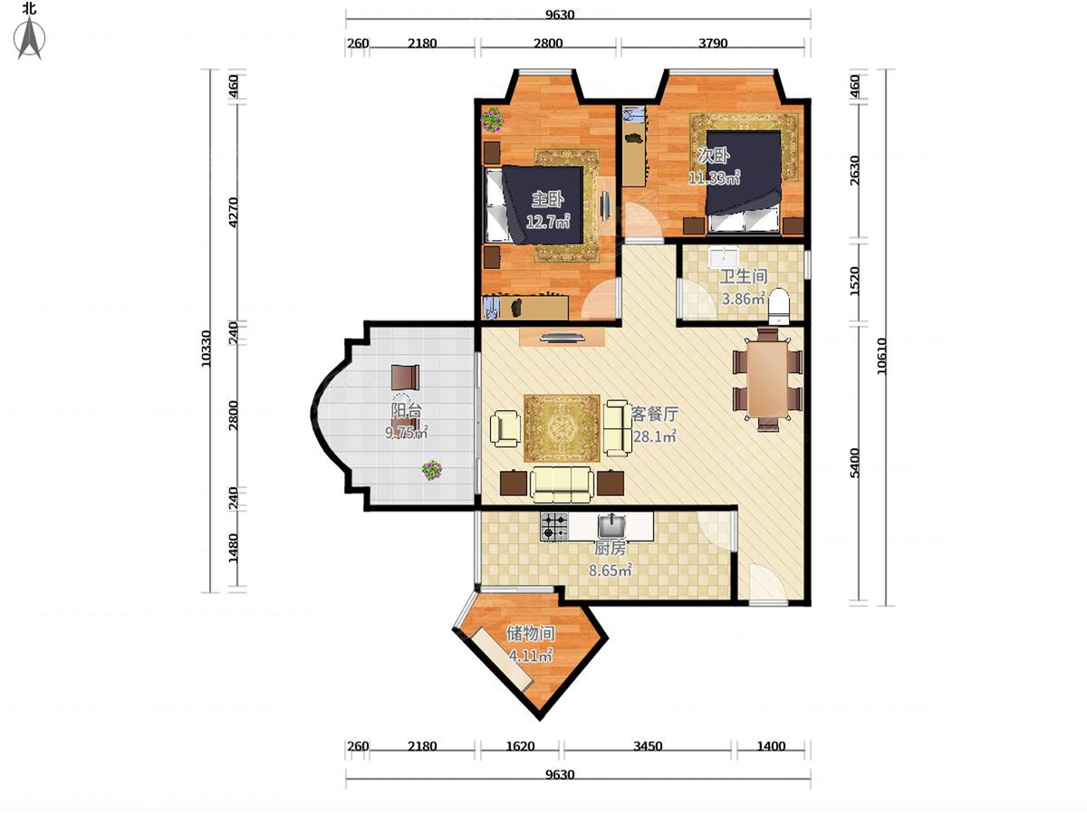 金地物业人车分流，泳池幼儿园会所，全新电梯