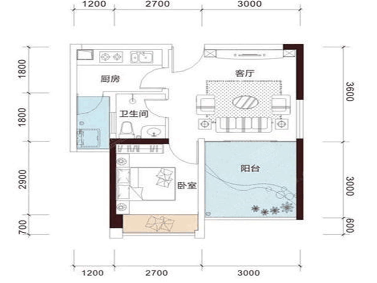 秋谷阳光里户型图