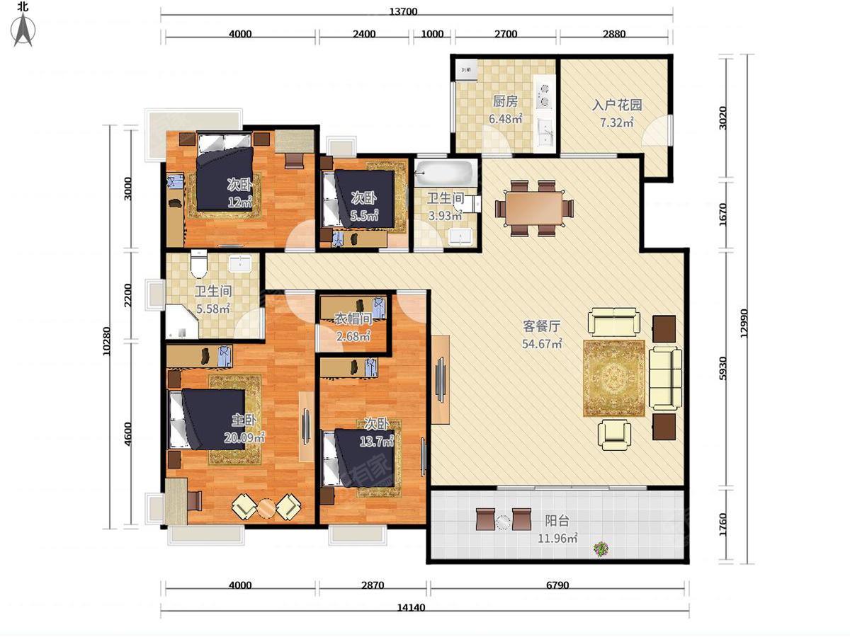 深业新岸线三期户型图