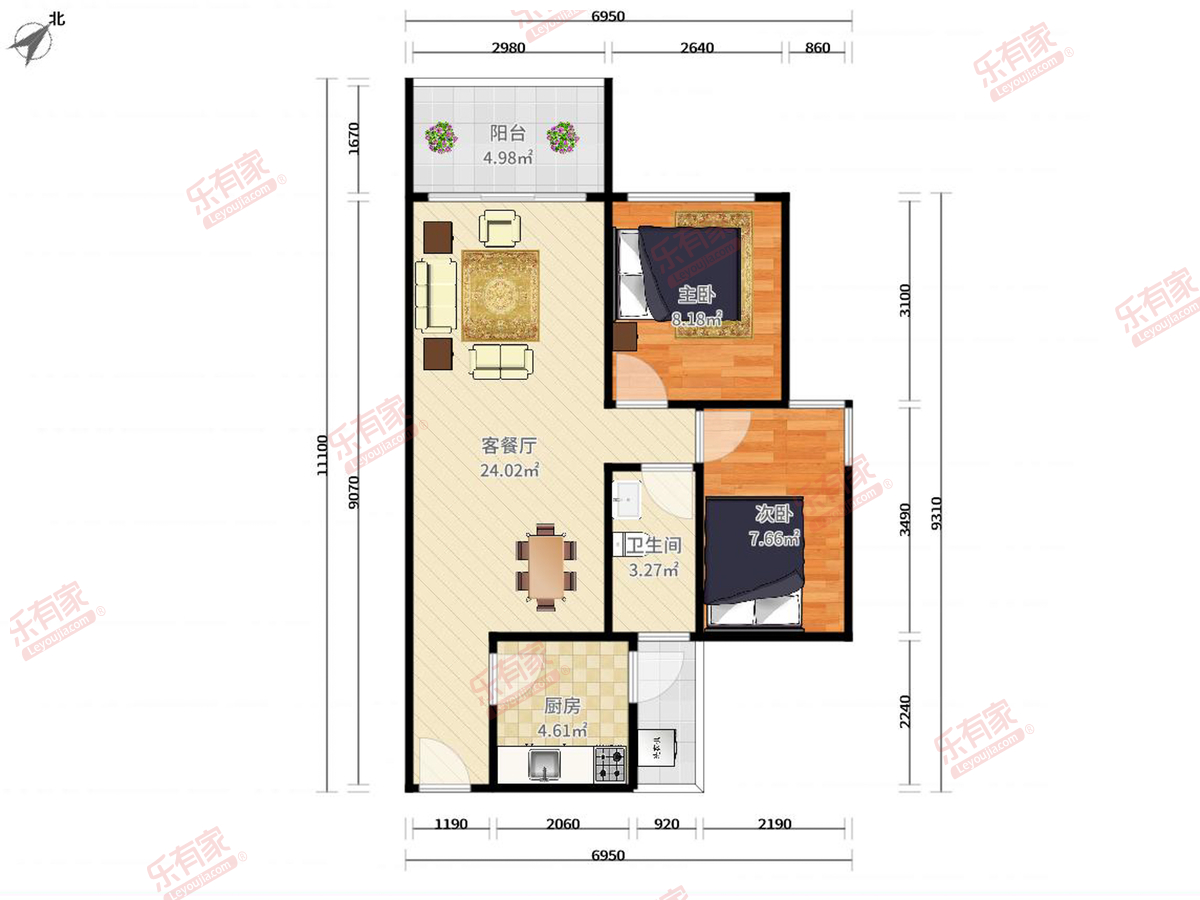 信义御城豪园户型图