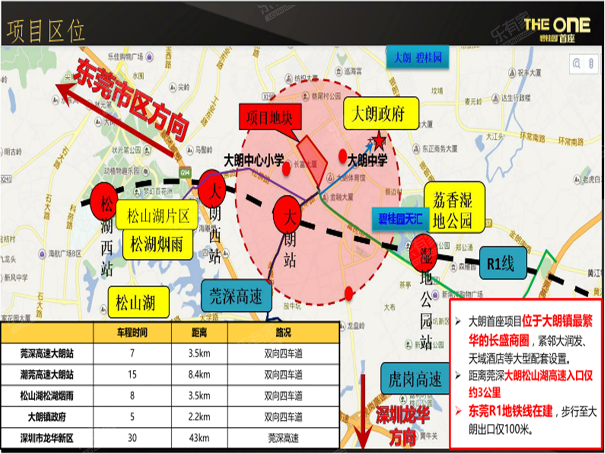 碧桂园名座广场1.楼盘位置图