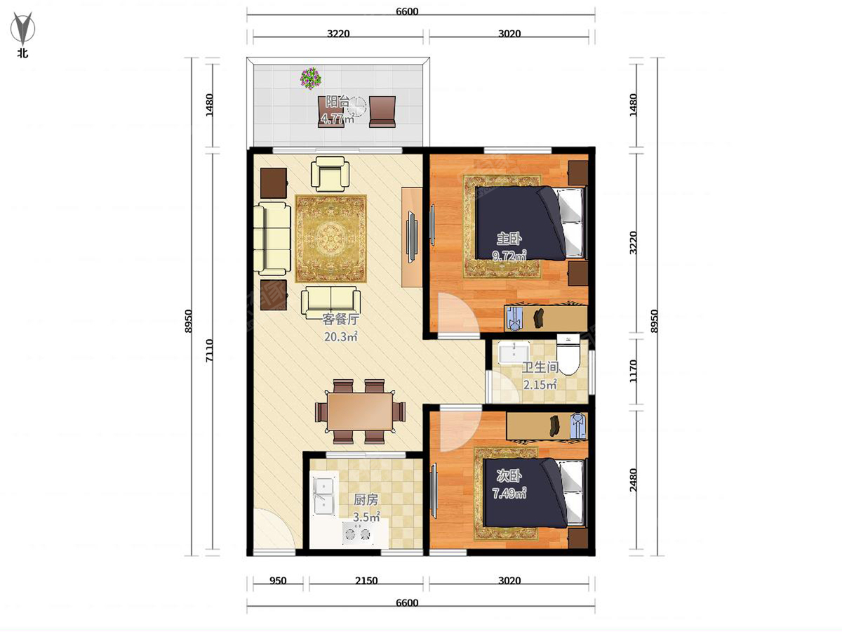 鸿园居户型图