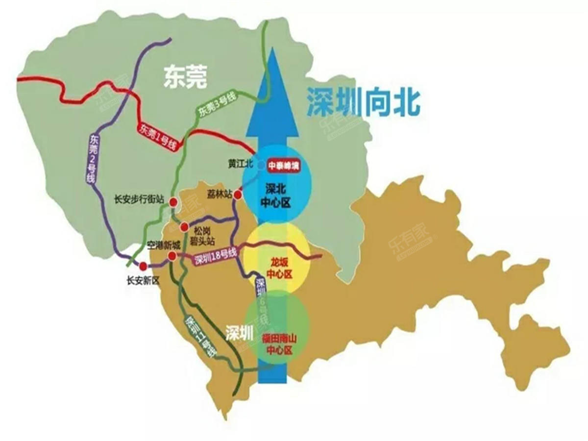 中泰峰境区域图