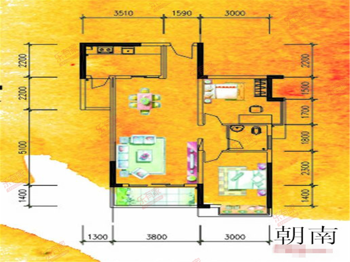 百隆馨巢户型图