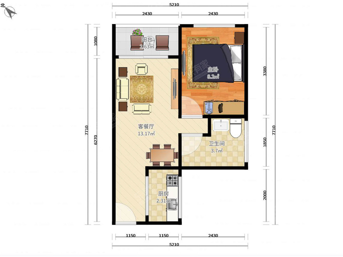 京基御景印象二期户型图