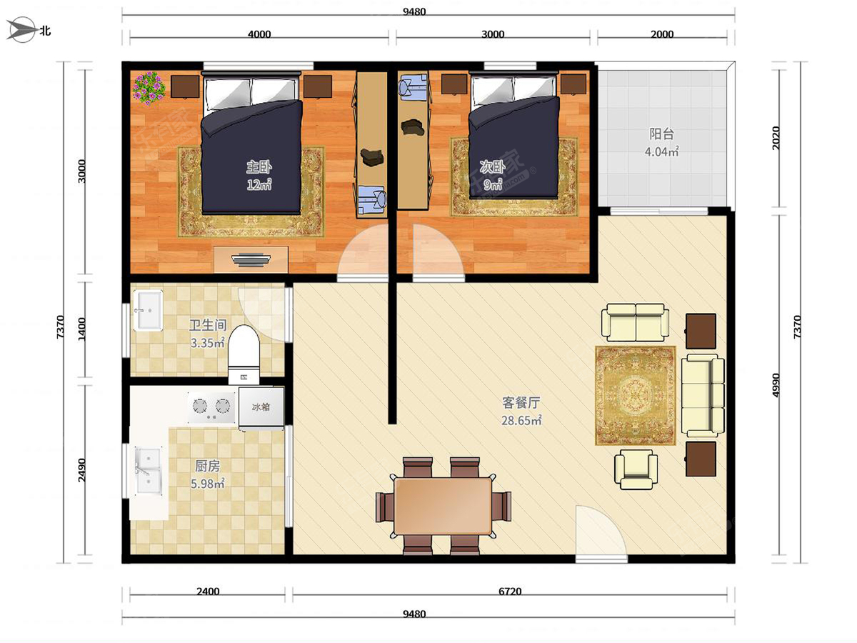 南山公馆二期户型图