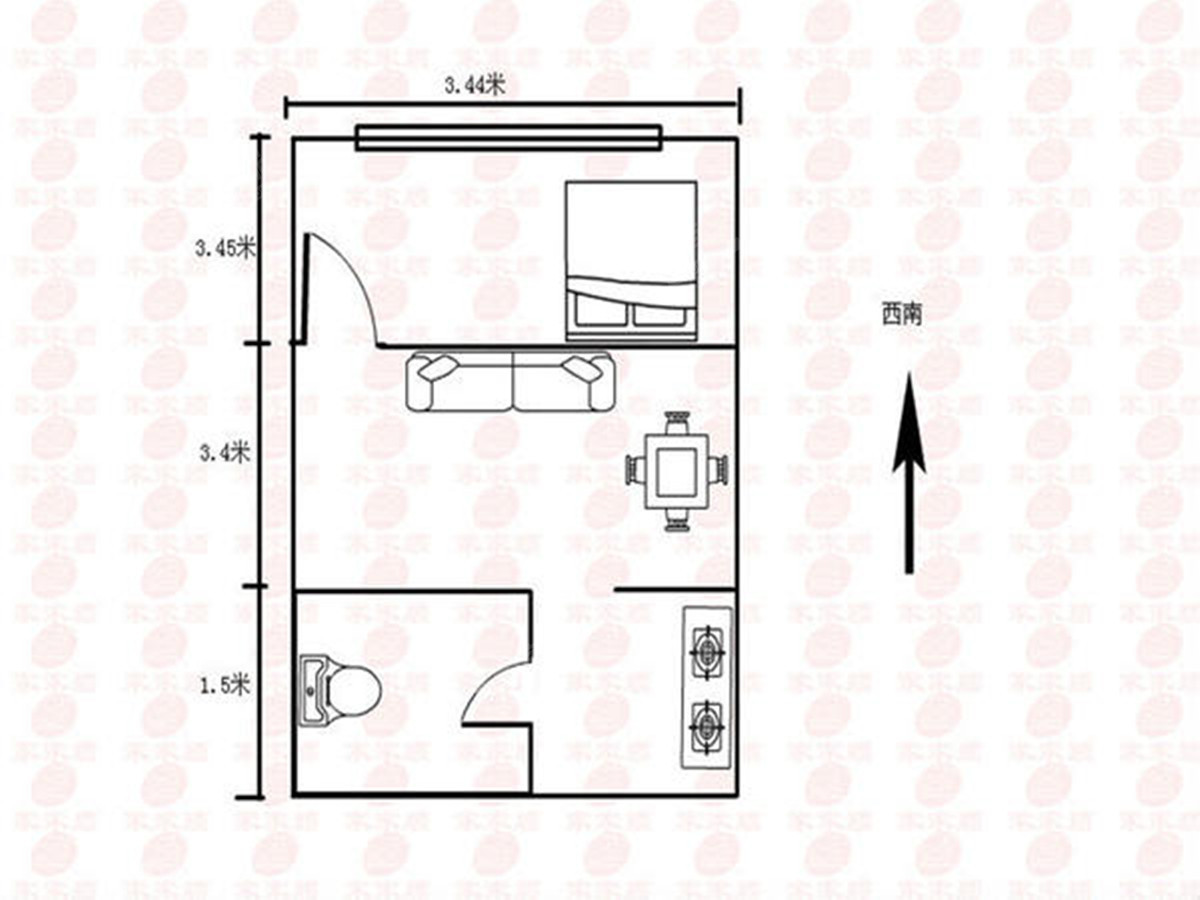 绿景公寓户型图