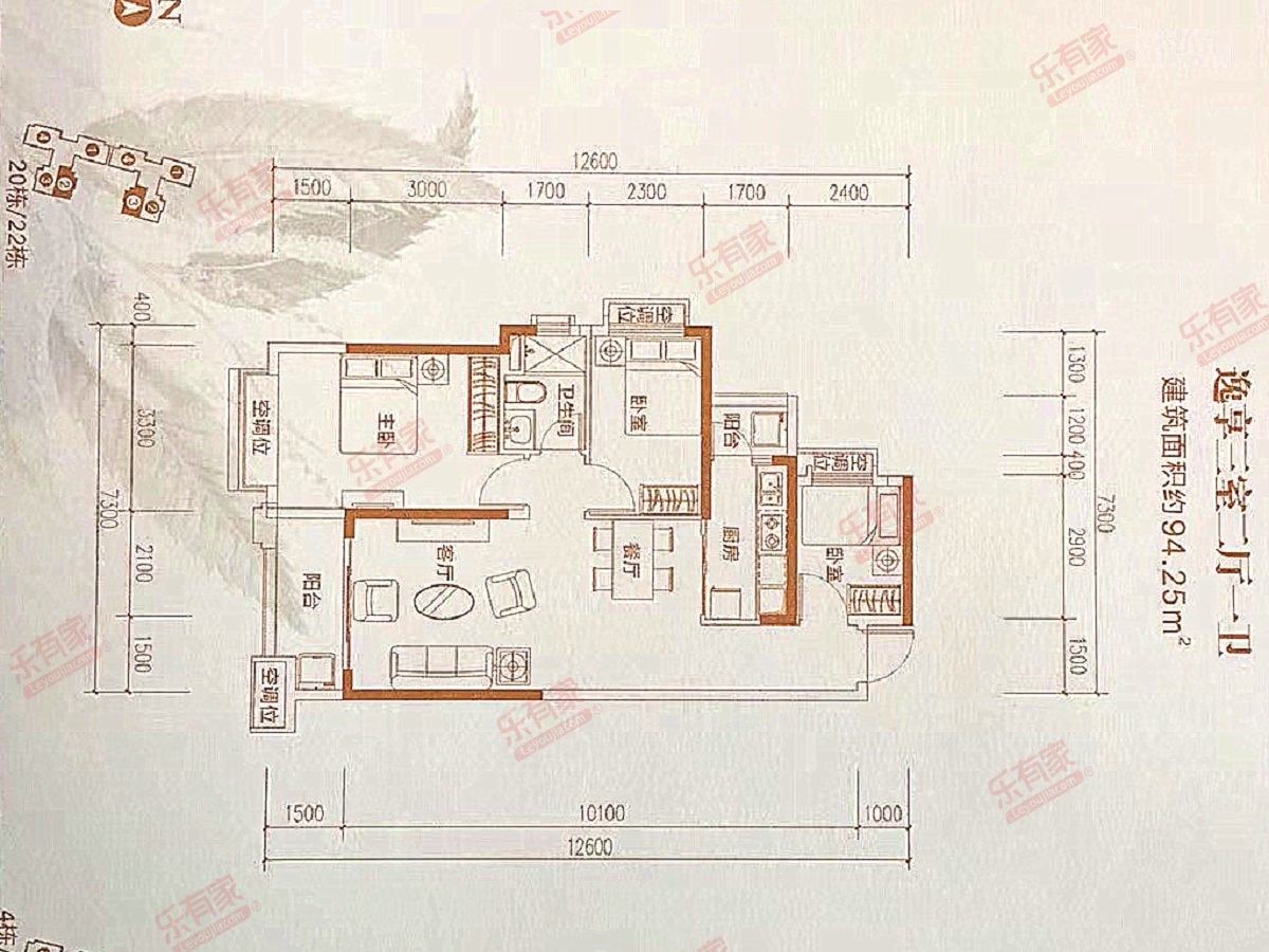 惠阳恒大棕榈岛户型图