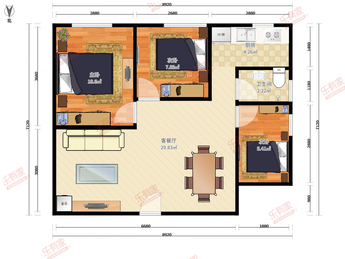 金泽花园户型图
