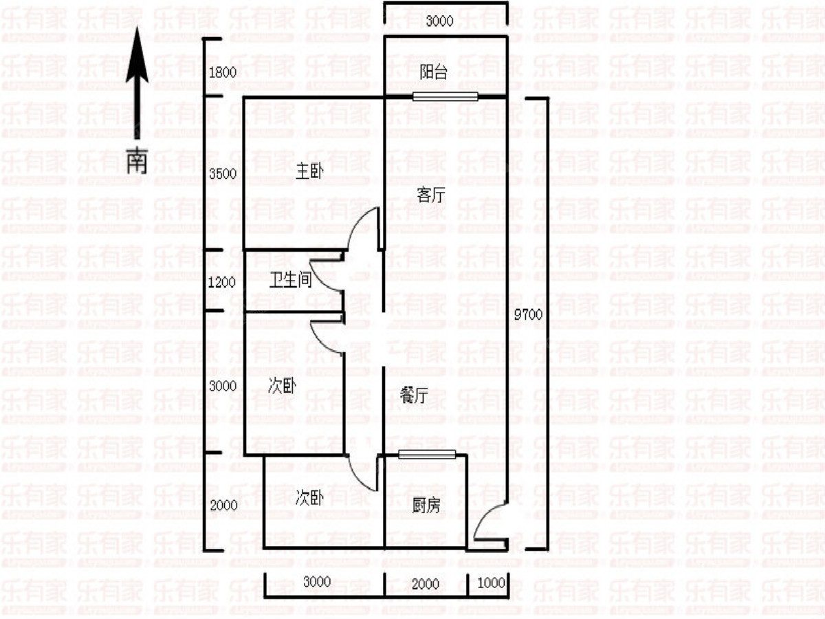 鑫月城二期户型图