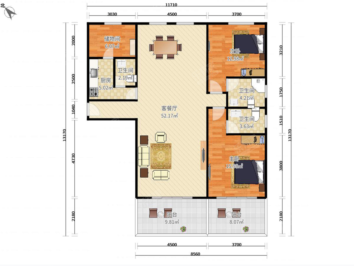 云顶翠峰三期户型图