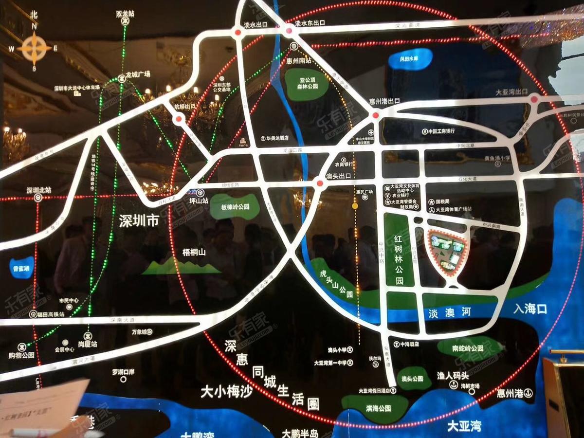 红树景园区域图
