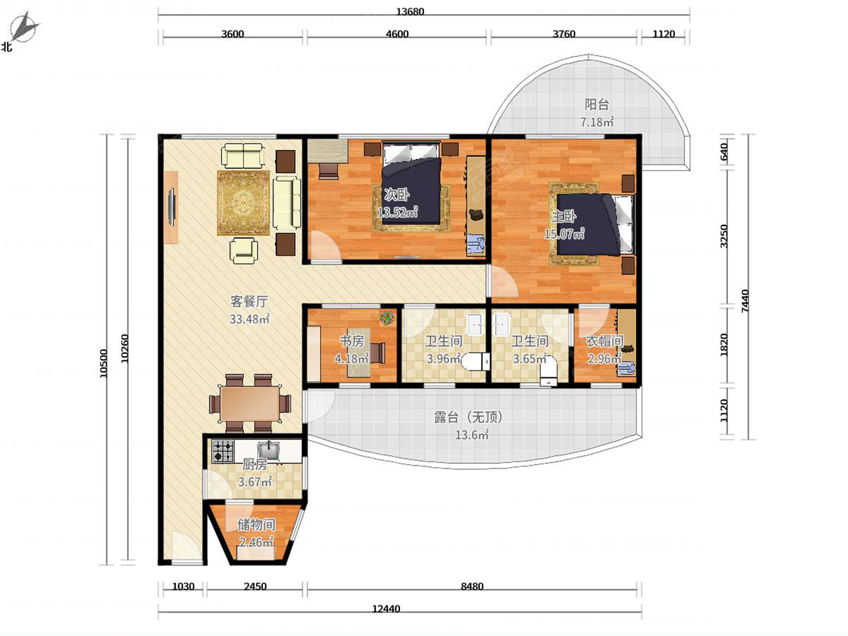 天安高尔夫海景花园户型图