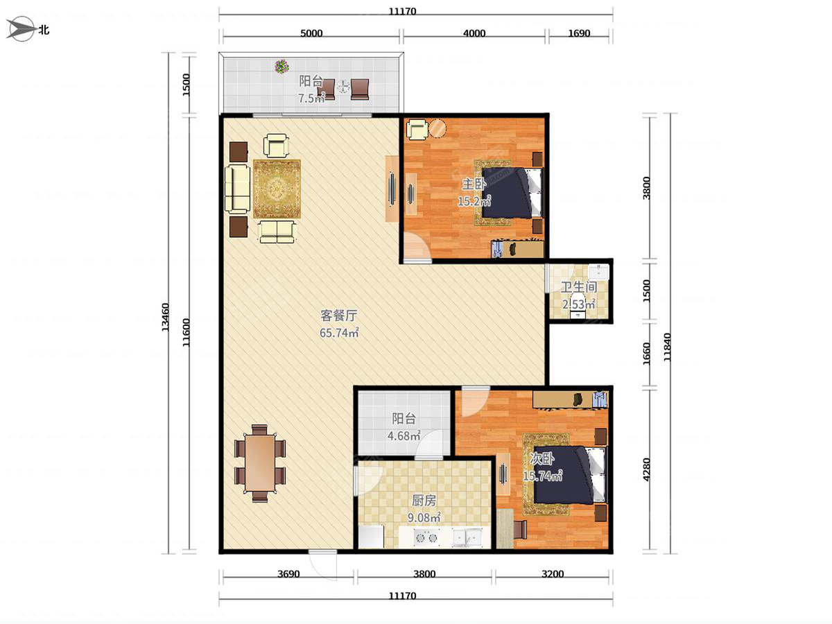 万科运河东1号三期户型图